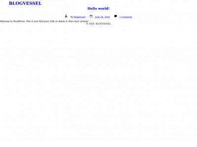 blogvessel.com snapshot