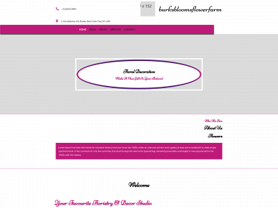 burksbloomsflowerfarm.com snapshot