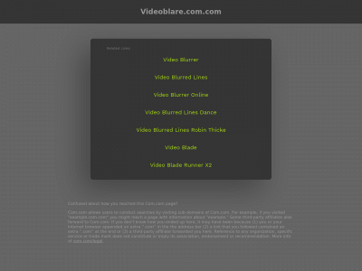 videoblare.com.com snapshot