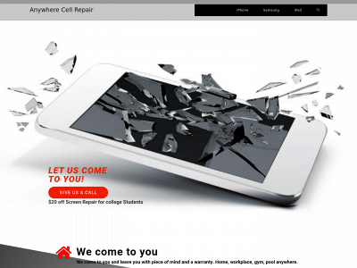 anywherecellrepair.com snapshot