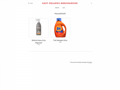 eastorlandomerchandise.com snapshot