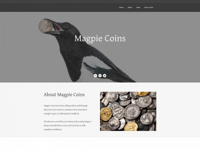 magpiecoins.co.uk snapshot