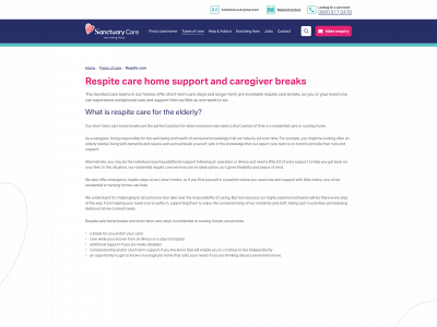 sanctuarycare.co.uk snapshot