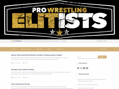 prowrestlingelitists.com snapshot