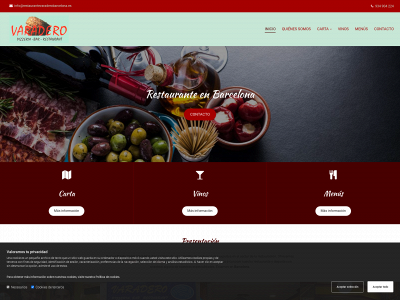 www.restaurantevaraderobarcelona.es snapshot