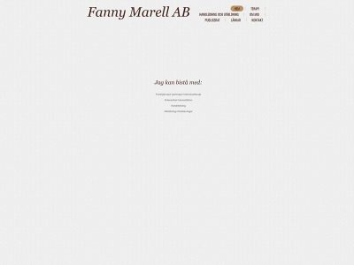fannymarell.se snapshot