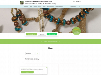 www.madewithlovemonika.com snapshot