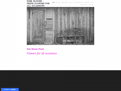 parkblooms.weebly.com snapshot
