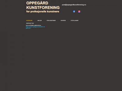 oppegardkunstforening.no snapshot
