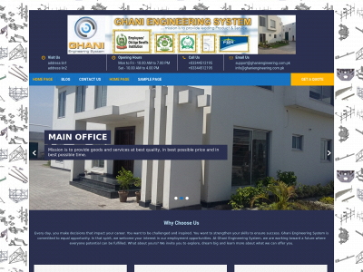 ghaniengineering.com.pk snapshot