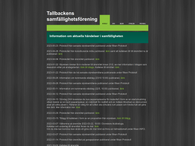 tallbacksvagen.se snapshot