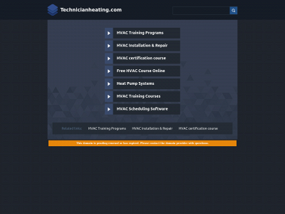 technicianheating.com snapshot