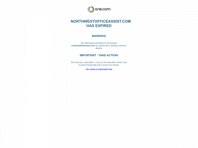 northwestofficeassist.com snapshot