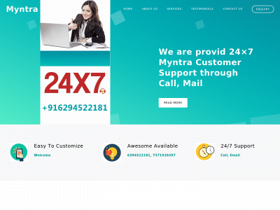www.myntracustomercares.com snapshot