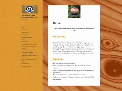 savannahriverwoodturners.org snapshot