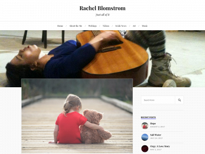 rachelblomstrom.com snapshot