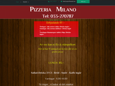 pizzeriamilano.nu snapshot