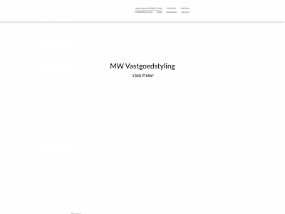 mwvastgoedstyling.nl snapshot