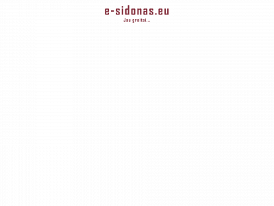 e-sidonas.eu snapshot