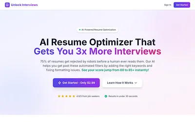 unlockinterviews.com snapshot