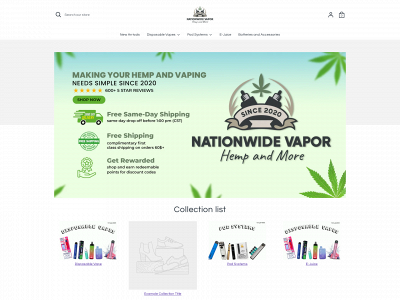 nationwidevapor.com snapshot
