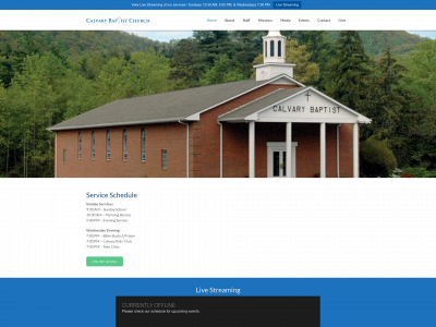 calvarybaptisthvl.com snapshot