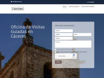 www.visitasguiadascaceres.es snapshot