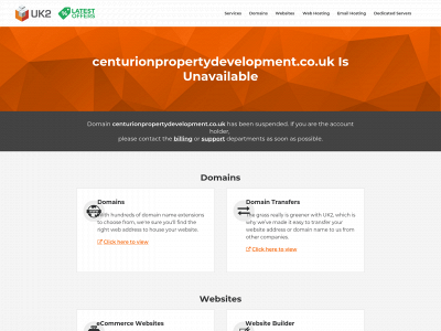 centurionpropertydevelopment.co.uk snapshot