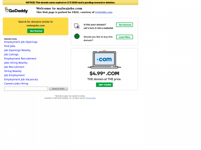 malwajobs.com snapshot