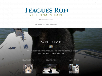 teaguesrunvet.com snapshot