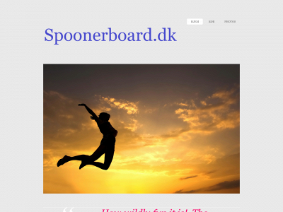spoonerboard.dk snapshot