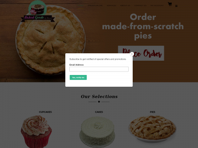 cakesandgoodiesdonewright.com snapshot
