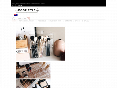 www.thecosmeticbox.com.au snapshot
