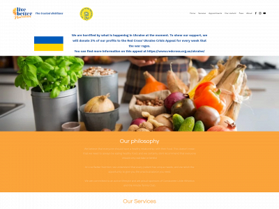 livebetternutrition.com.au snapshot