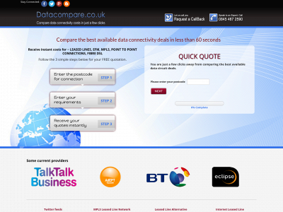 datacompare.co.uk snapshot