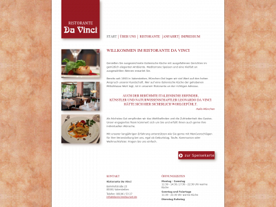 davincirestaurant.de snapshot