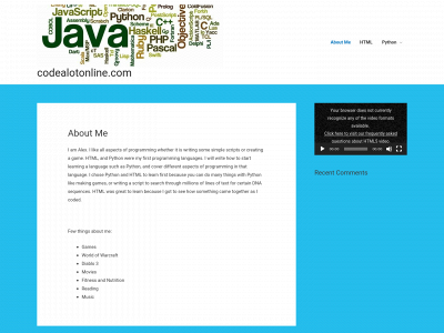 codealotonline.com snapshot