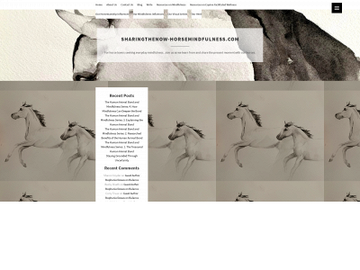 sharingthenow-horsemindfulness.com snapshot