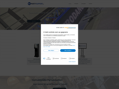 partysupport.be snapshot
