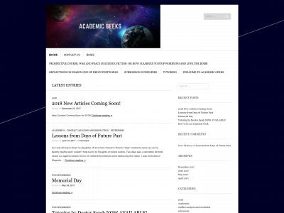 academicgeeks.org snapshot
