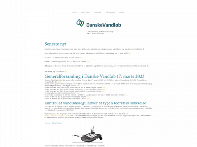 danskevandloeb.dk snapshot