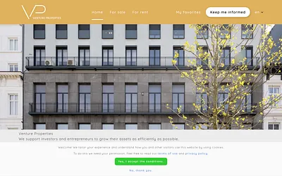 ventureproperties.be snapshot