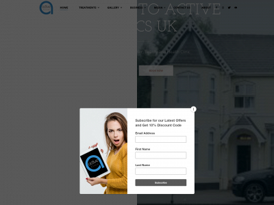activeclinics.co.uk snapshot
