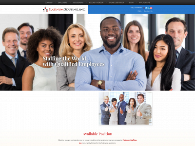 platinumstaffing.net snapshot