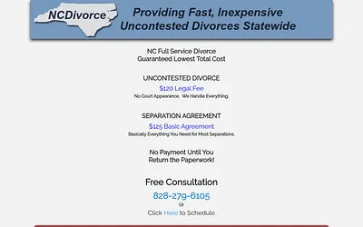 ncdivorce.net snapshot
