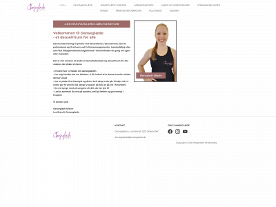 danseglæde.dk snapshot