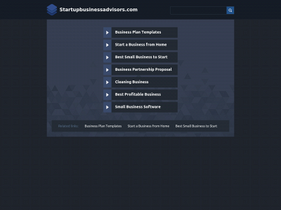 startupbusinessadvisors.com snapshot