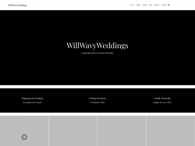 willwavyweddings.com snapshot