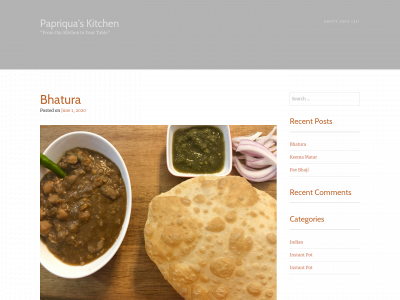 papriquakitchen.com snapshot