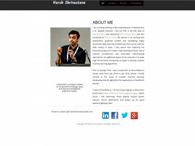 harshshrivastava.com snapshot